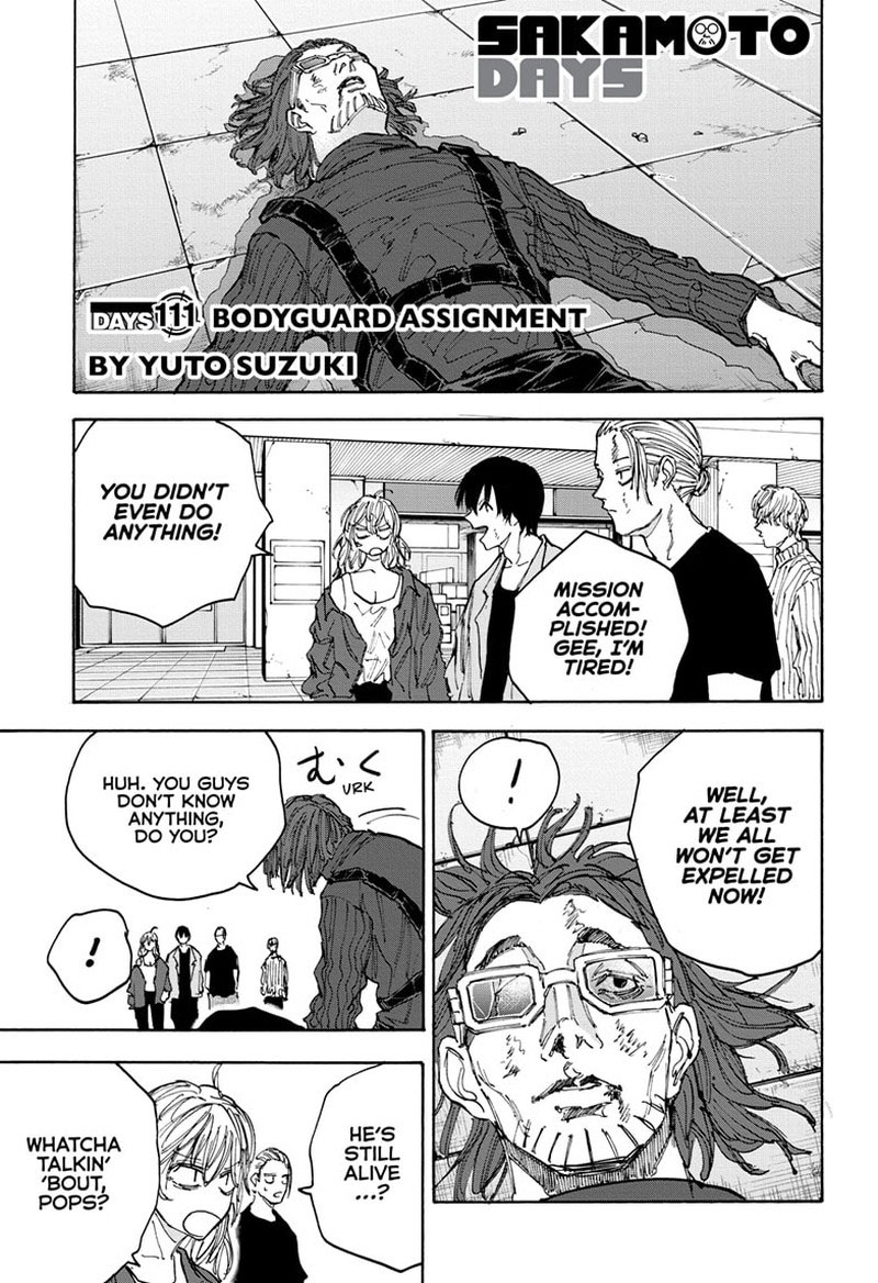 Sakamoto Days Chapter 111